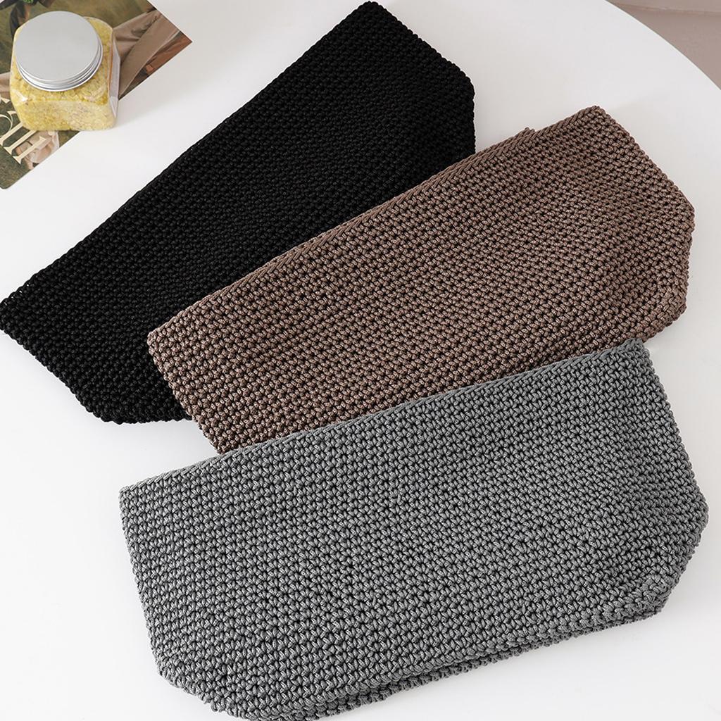 Vevde oppbevaringskurver for organisering av hyller, dekorative kurver for oppbevaring av klær, bøker, håndklær og kjæledyrleker