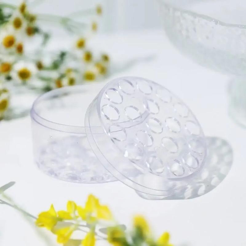 Transparent Spiral Ikebana Stem Holder for Vases Flower Stem Fixing Bouquet Twister Arrangement DIY Flower Arranging Tool (5x4cm/6.8x4.4cm)