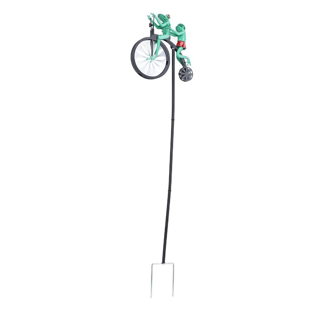 7pcs Stake Installation Garden Wind Spinner Iron Windmill Garden Ornament Housewarming
