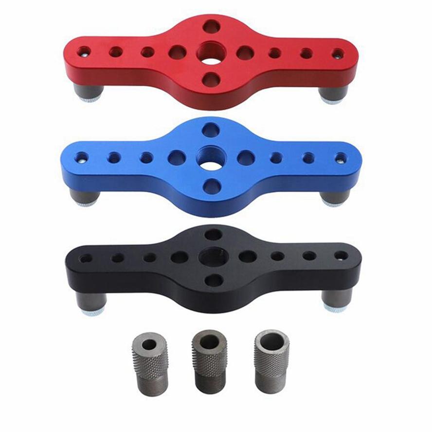 Gabarit de trou de poche Vertical, localisateur de perçage pour le travail du bois, Kit de guidage d'auto-centrage, perforateur de trous