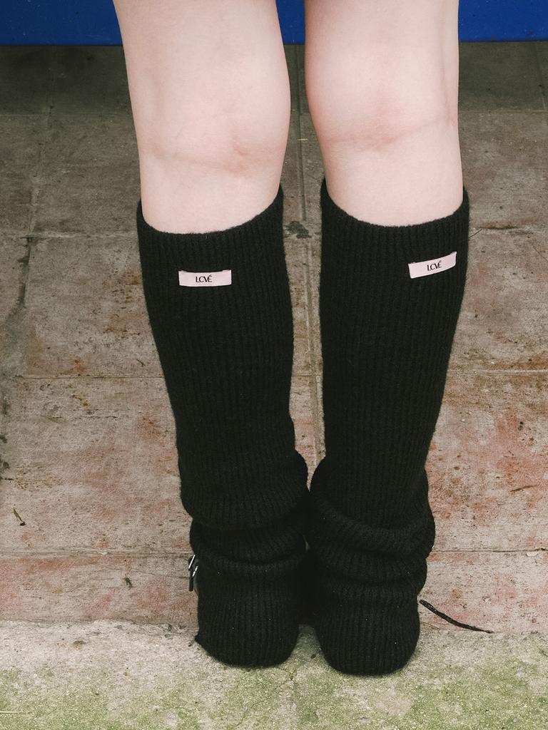 Elssibeui Knit Rib Leg Warmer [3Colors]