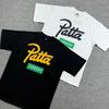 Brand trendy transfrontalier american PATTA simț al designului imprimeu cu litere tricou cu mânecă scurtă pentru bărbați și femei brand trendy versatil top larg