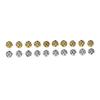 20pcs Alloy Beard Beads Retro Hair Tube Beads Jewelry DIY Pendant for Bracelet Necklace Making
