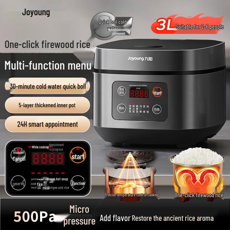 Joyoung 3L Smart Rice Cooker CN plug (adapter included)