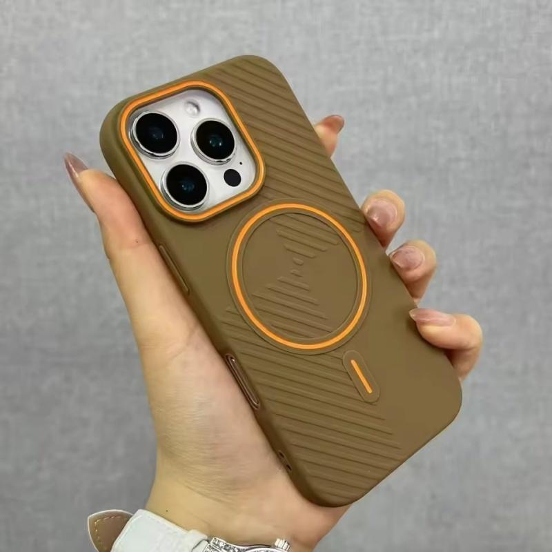 Ultrathin Hit Color Magnetic Phone Case for iPhone 17 16 15 14 Plus 13 12 11 16 Pro Max MagSafe Wireless Charging Matte Soft Cover