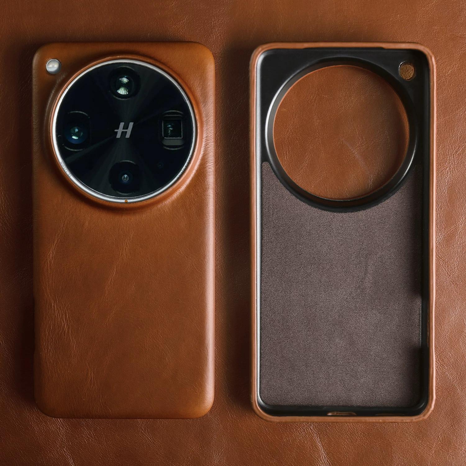 Waxed Leather Case for OPPO Find
