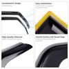 Car Side Window Wind Deflectors Vent Visors Sun Wind Rain Shield for Jeep Wrangler JL Unlimited 18-20 JK 07-18