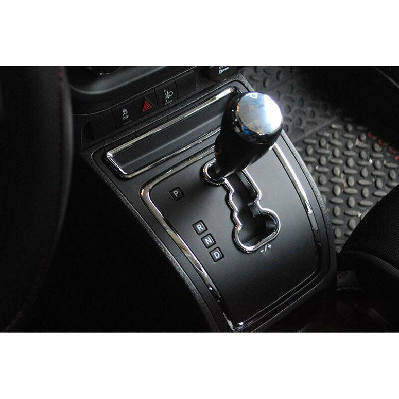 For Jeep Patriot Compass 2010-16 Chrome Center Console Storage Box Frame Trim