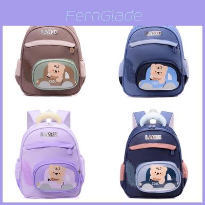 Cute Bear Kids Backpack For Toddlers With Lightweight Nylon And Animal Print For Preschool Use