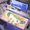 Game Mat Hello Kitty Leather Mouse Pad Oversized Cute Cartoon Girl Desk Pad Office Computer Keyboard Desktop Protective Desk Mat