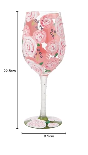 Lolita Wine Glass "PRETTY AS A PEONY" 6015413