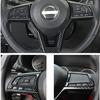 Carbon Fiber ABS Inner Steering Wheel Cover Trim For NISSAN ROGUE 2017 - 2020