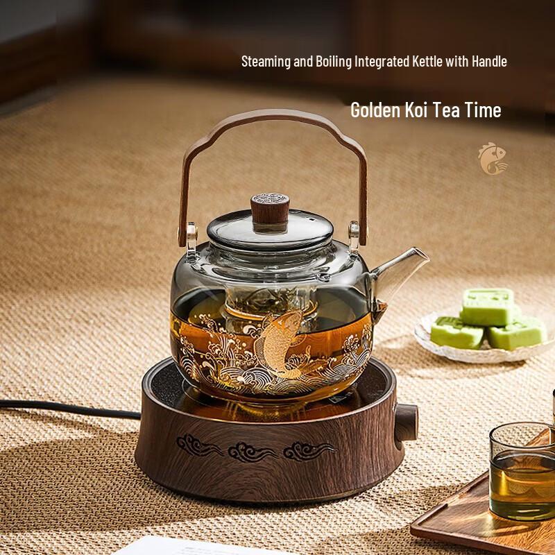 YIHUTEA High-Temperature Glass Tea Kettle