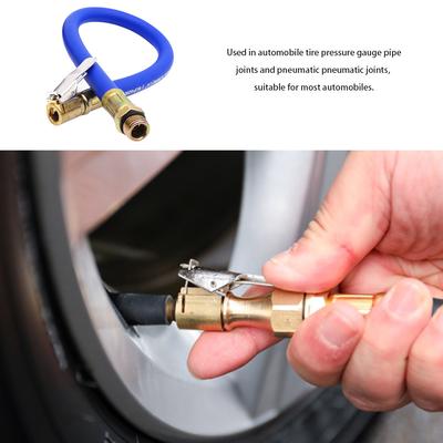 Car Tire Air Inflator Hose Inflatable Pump Extension Tube Adapter Twist Tyre Air Connection Locking Air Chuck Bike Motorcycle