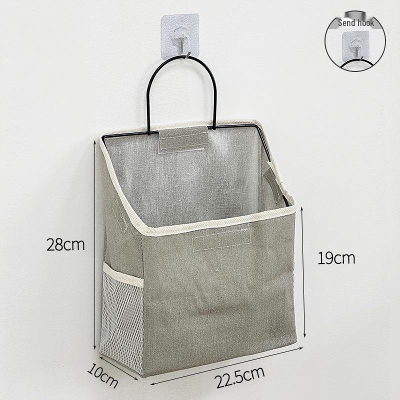 

Wall-Mounted Hanging Storage Bag for Dormitory and Door Fabric storage hanging bag wall mount
