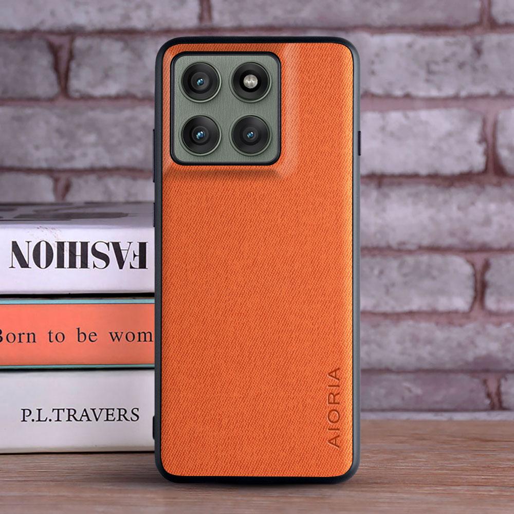 Case for MOTO Edge 60 Fusion Leather Master Hard Textile Leather Fashion Phone Cover Coqua for moto edge 60 Fusion Pro Case