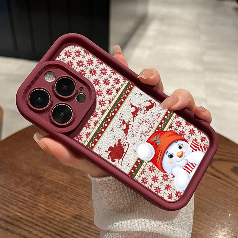 Sky Eye Ladder Soft Case for Samsung A06 A15 A25 A35 A55 S23 S24 FE All Samsung Models Phone Cases Silicone Cover NY29 Merry Christmas Christmas Tree