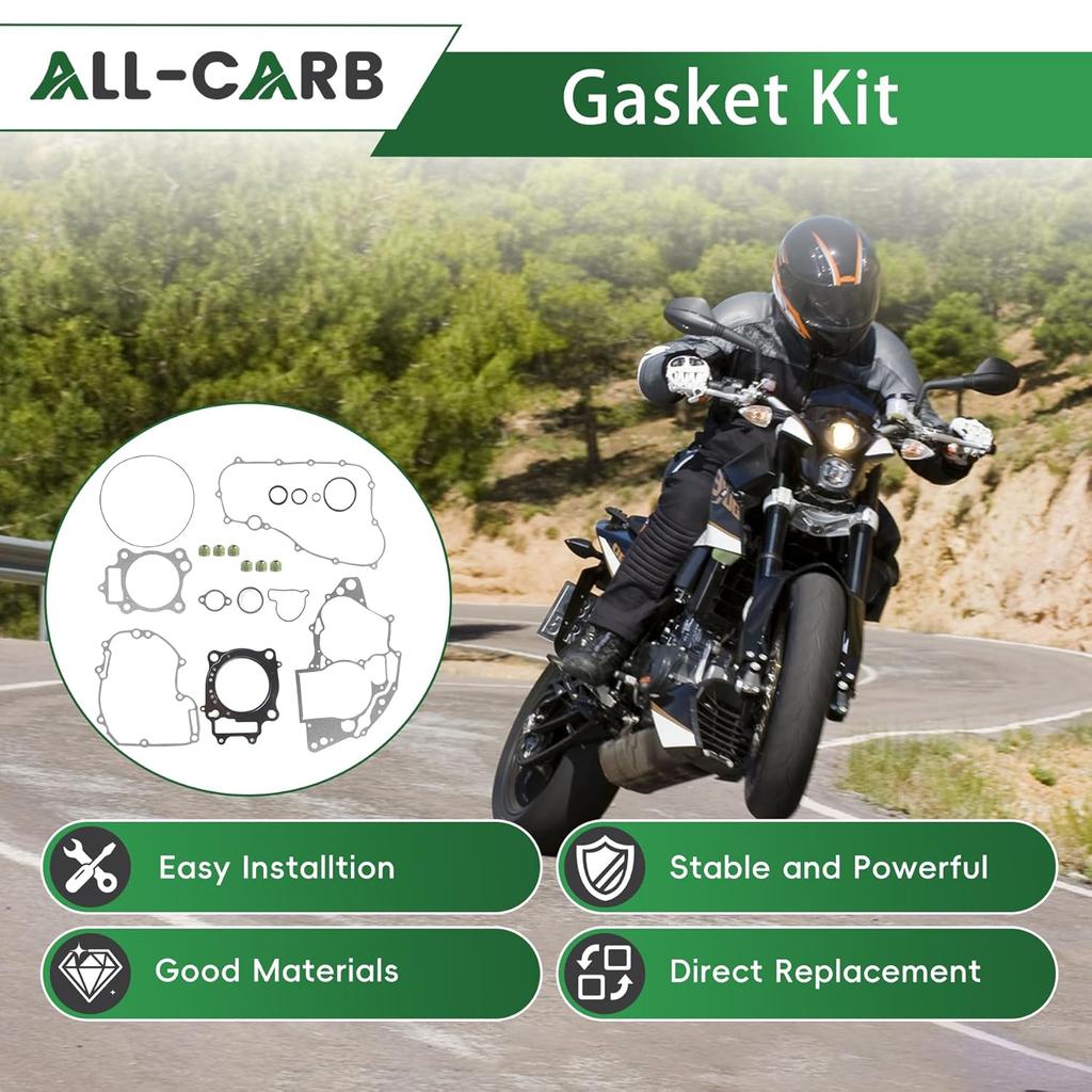 ALL-CARB Gasket Kit Replacement for Honda CRF250R CRF250X CRF250 CRF 250 X I GS26 2004 2005 2006 207 2008 2009