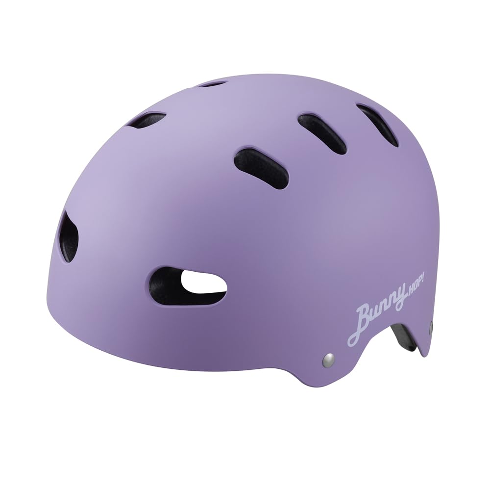 

OGK KABUTO Велосипедный шлем для детей Матовый фиолетовый Возраст Сертифицирован SG Цвет BUNNY-HOP 7-9 (Окружность головы 54-56 см)