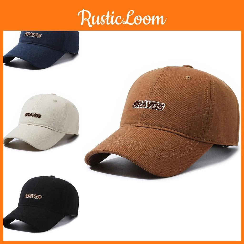 Letter Bravos Embroidery Baseball Caps Womens Sun Protection Sports Outdoor