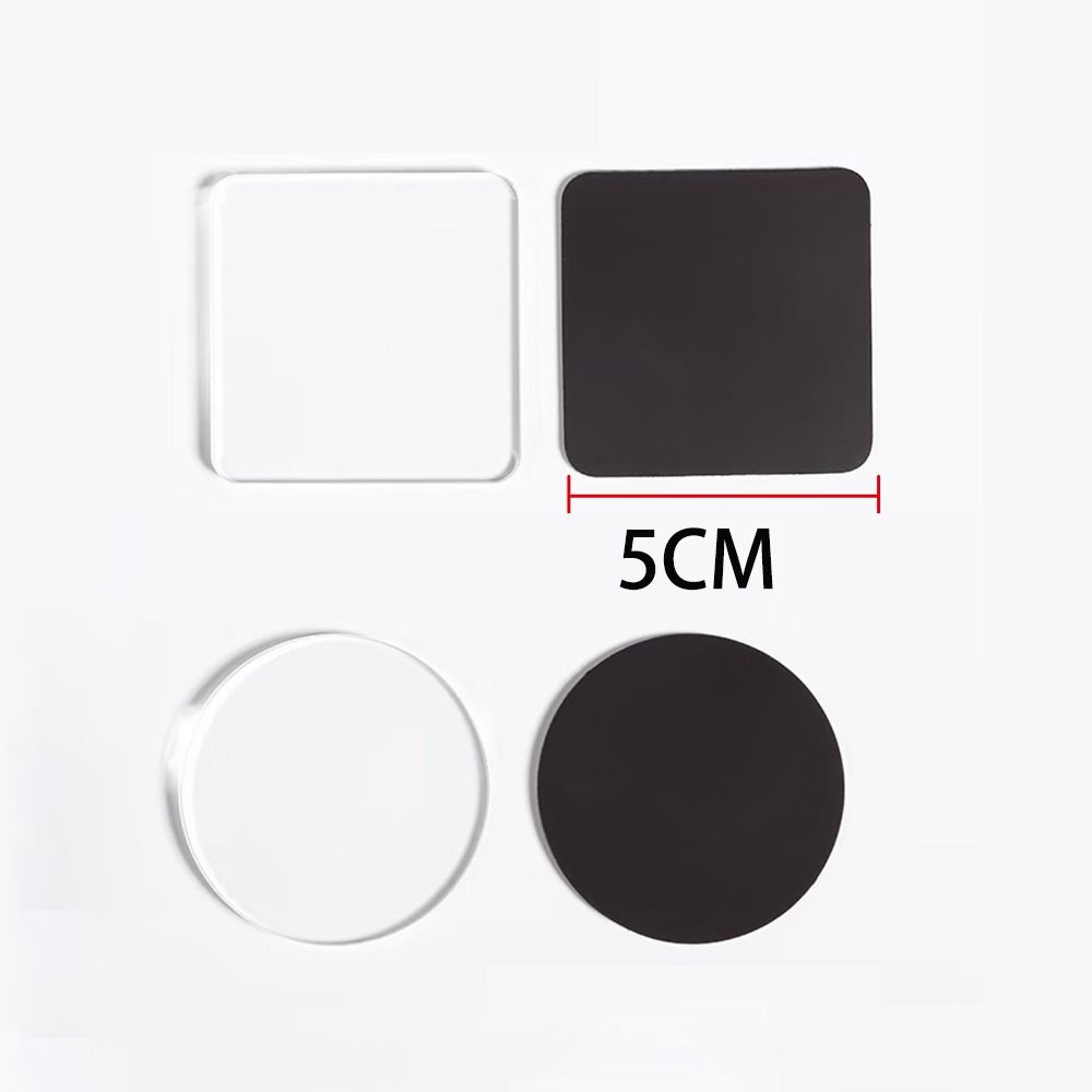10pcs Handmade Transparent Photo Magnets Acrylic Fridge Magnets Material Kit DIY Fridge Magnet Kit