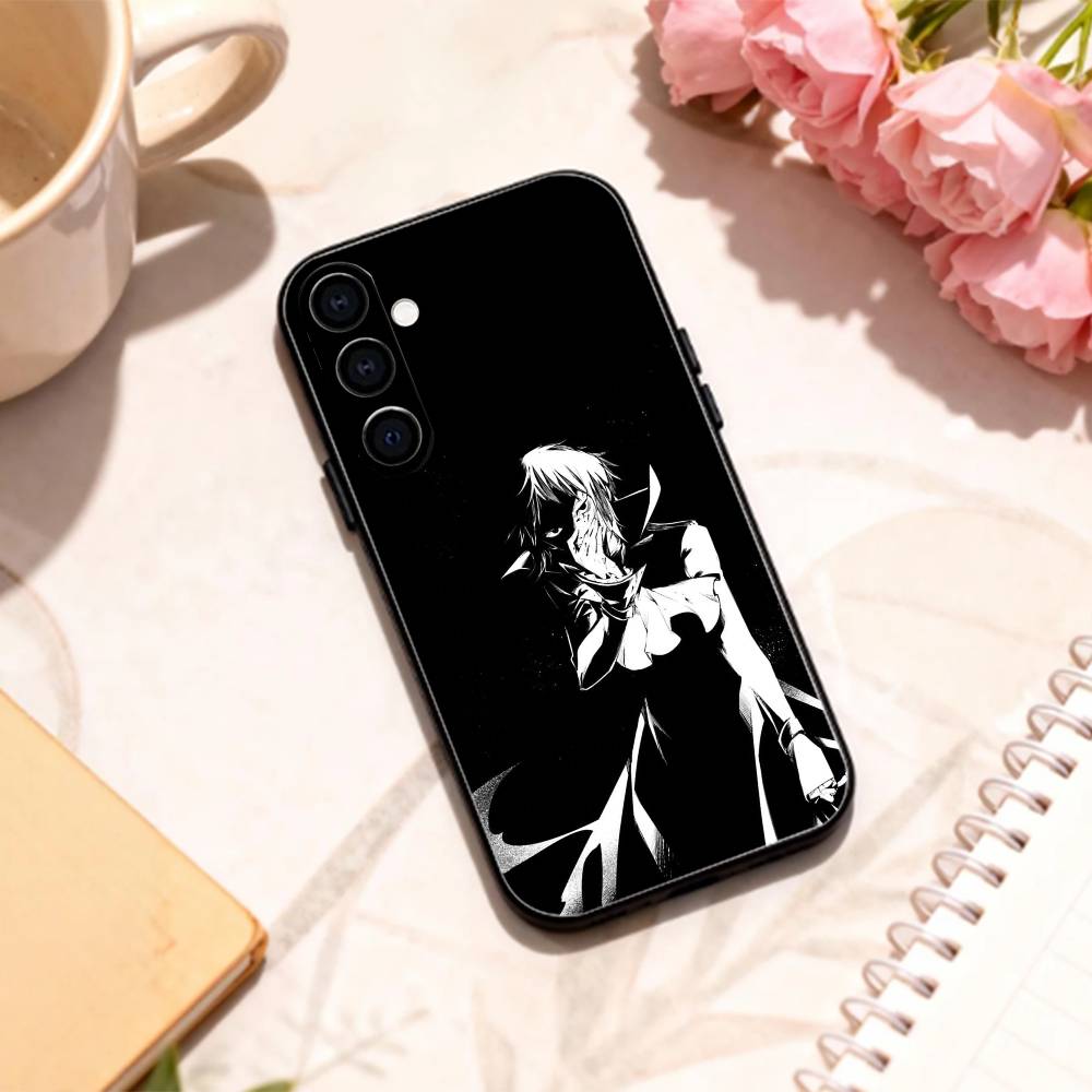 

COOL B-BSD A-Akutagawa Чехол для телефона Samsung Galaxy A73, A72, A71, A70, A53, A52, A51, Другие Мягкий Черный Корпус Samsung a22 4g