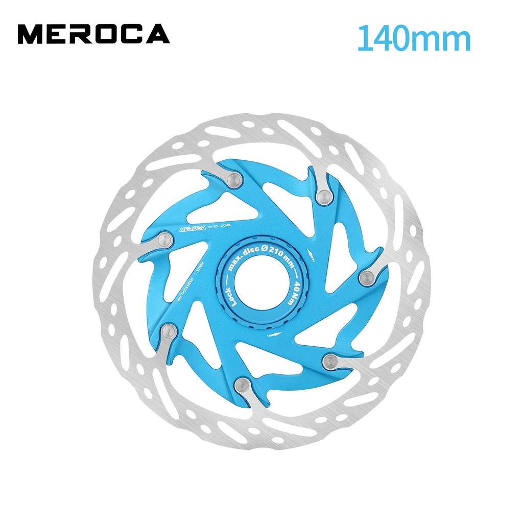 MEROCA XR Bicycle Brake Rotor 140MM 160MM Bike Centerlock Rotor Heat Dissipation Floating Rotors Cycling Parts