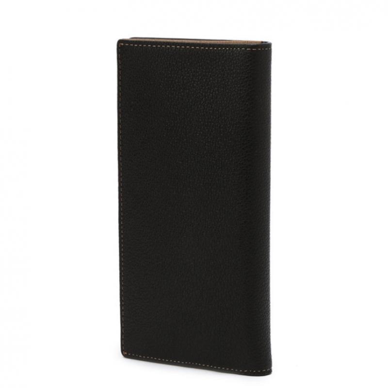 Daks Long Wallet Soft Twotone Cowhide Black Dbwa6e705bk
