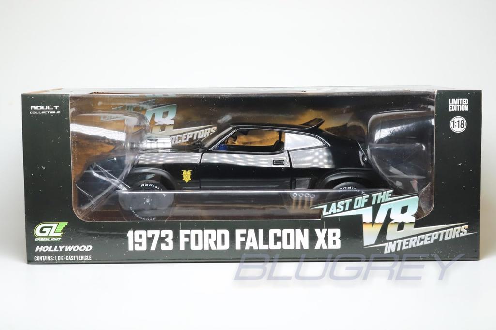Greenlight 1/18 Ford Falcon XB 1973 Mad Max GREENLIGHT Falcon XB Last of the V8 Interceptors
