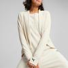 Puma Studio Unwind Long Cardigan Women Cardigans Snow-White 524615-87