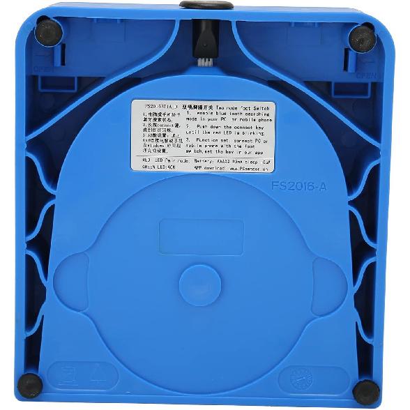 

USB Foot Pedal, Bluetooth Single Foot Switch Control Two Keys Program Customized Computer Keyboard Action Pedal for for Linux