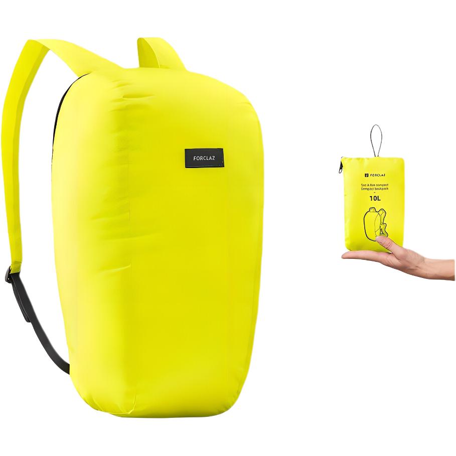 

DECATHLON10L Mountaineering/Hiking Lightweight Folding Mobile Backpack 10010L Outdoor Bag Same for men and women for couples неоновый жёлтый