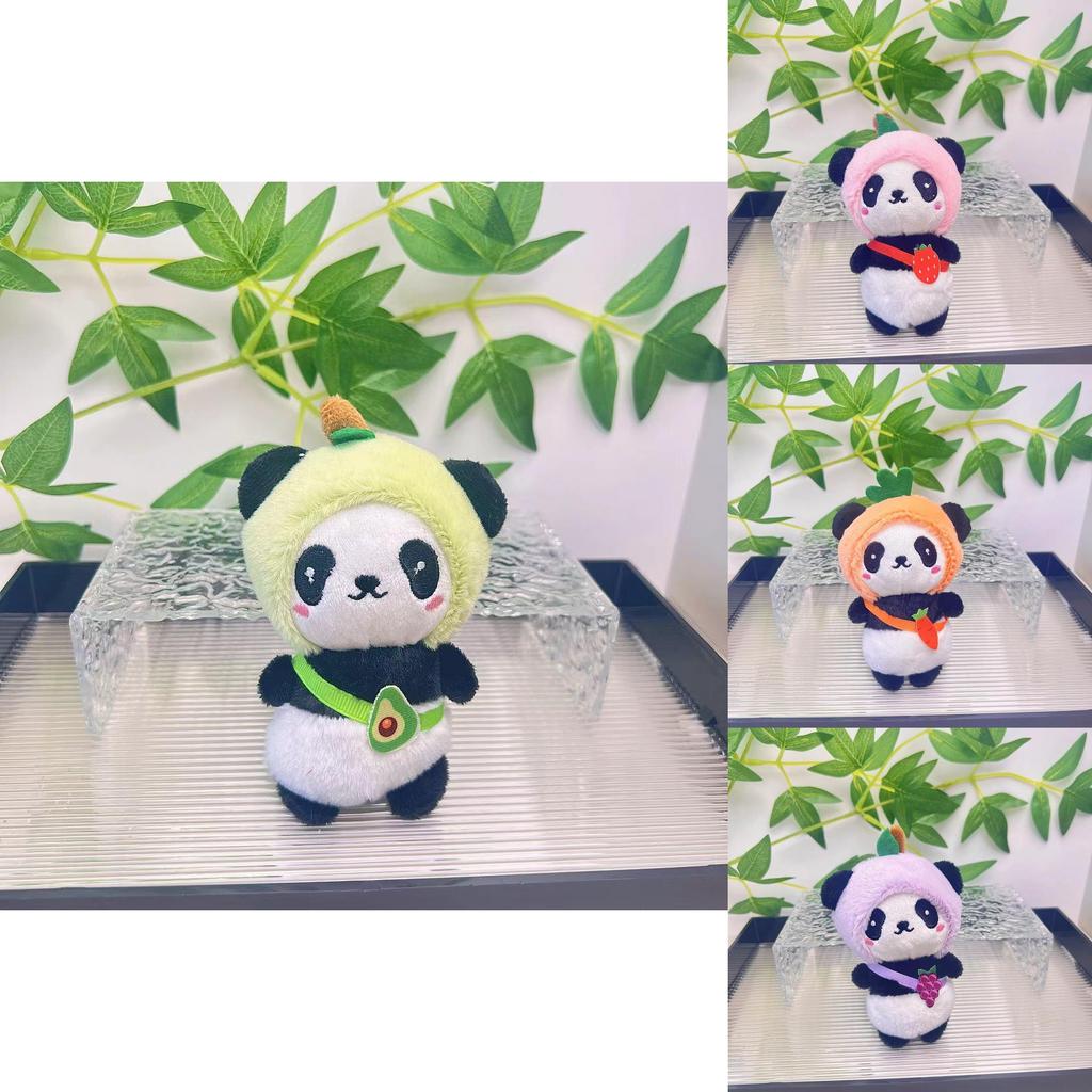Delightful Mini Panda Plush Toy Keychain Accessory In Various Fun Colors For Gift Giving