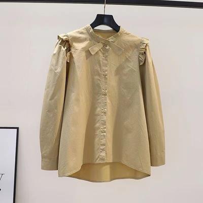 Casual Comfortable and Versatile White Shirt Female Design Sense Bow Suit Chic Sweet Foreign-style Blouse Shirt Temperament Elegant Fashion Top
