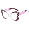 Anti-blue Light Glasses Butterfly Shape Eyewear Women Men Artistic Sense Eyewear Blue Light Blocking Man Lady Computer Eyeglas