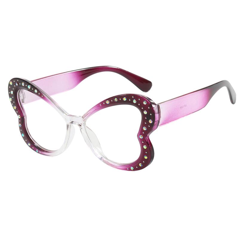 Anti-blue Light Glasses Butterfly Shape Eyewear Women Men Artistic Sense Eyewear Blue Light Blocking Man Lady Computer Eyeglas