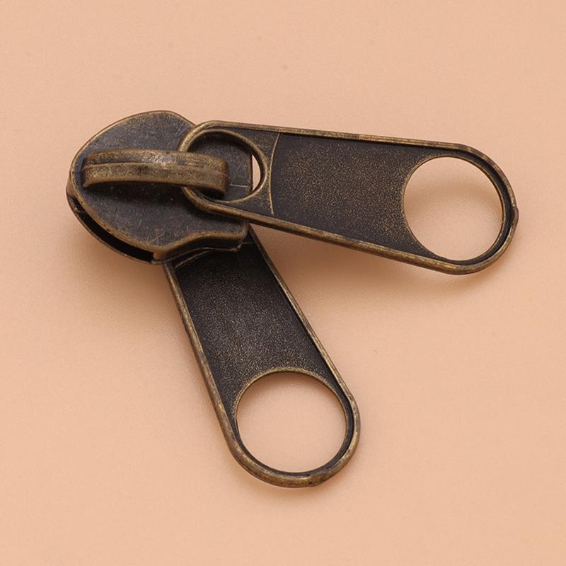 10/20/40Pcs 3# 5# 8# 10# Zipper Puller for Nylon Zips Bag Tent Single/Double Zip Slider Luggage Zippers Replace Repair Accessory