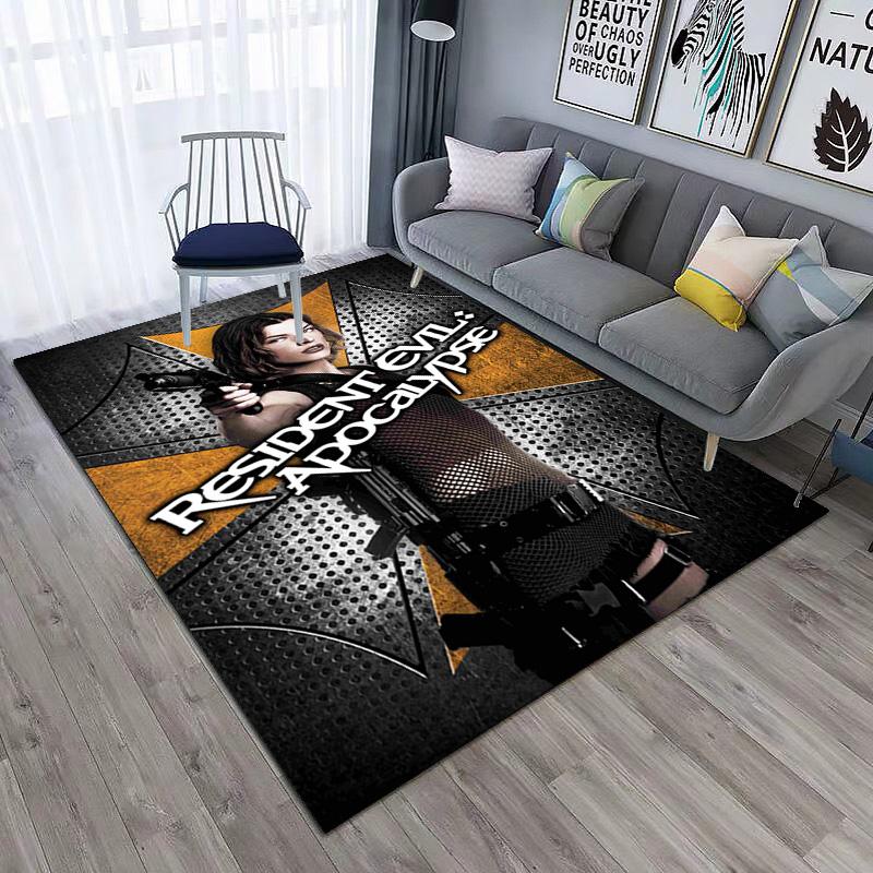 Sci-Fi game Resident Evil, Umbrella Corporation, soft carpet, home living room, office chair pad, door mat, door mat carpet U9