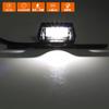 Ygmylandbb Motorcycle License Light LED License Lamp, 12 V, Motorcycle Tail Lamp, 3 Row