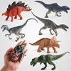 Dinosaur Mini Model Set: Tyrannosaurus, Raptor, Brachiosaurus, Stegosaurus - Children's Cognitive Animal Figures