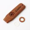 Retro Mahogany Wood Kazoo Flute Musical Instrument Guitar Accompany Kazoo Flute