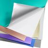 Matte Permanent Adhesive Craft Vinyl Sheet 6 Assorted Colors Satin Metallic Cut Film DIY Signs Use for Wall Glass Mug Decoration