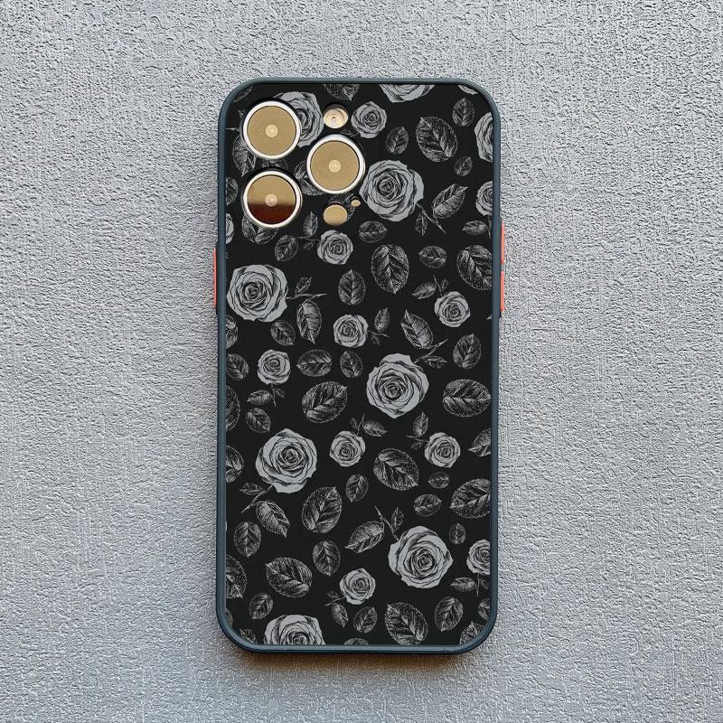 Модный Роскошный Цветочный Цветочный Чехол Funda для Iphone 13 12 11 Pro Max Mini 15 14 Pro Max Plus XR X XS 8 7 Plus SE Ударопрочный Корпус iphone14 pro