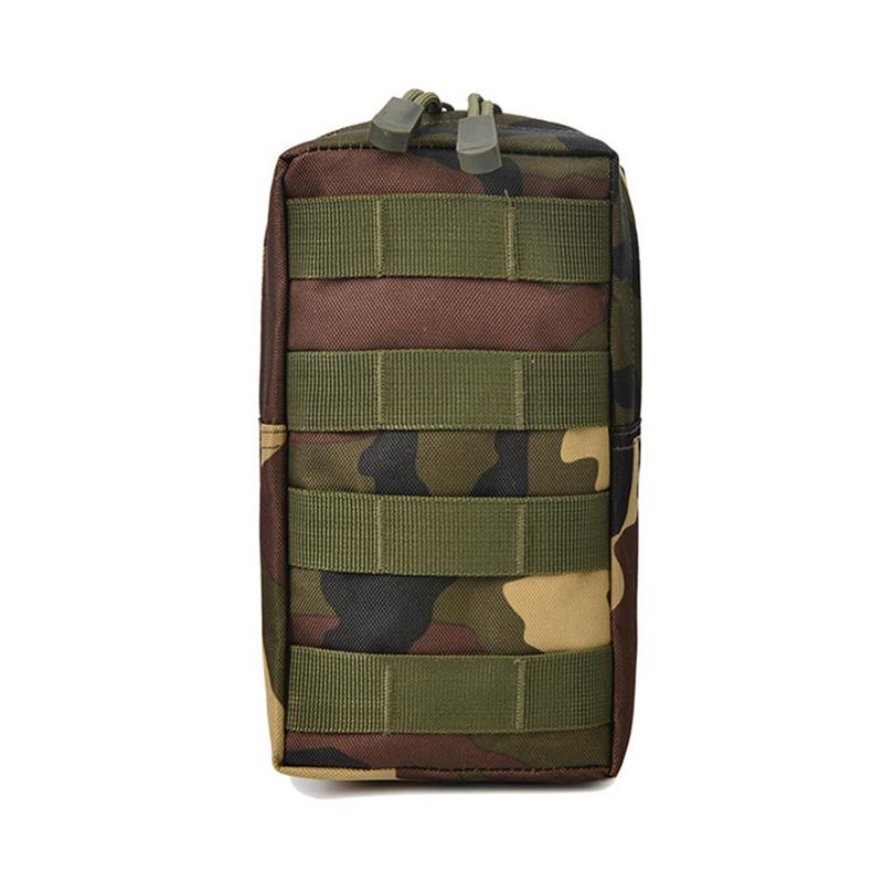 Durable Belt Comouflage Pouch Hunting Airsoft 600D Oxford Outdoor Military Tactical Bag EDC Molle Tool Zipper Waist Accessories