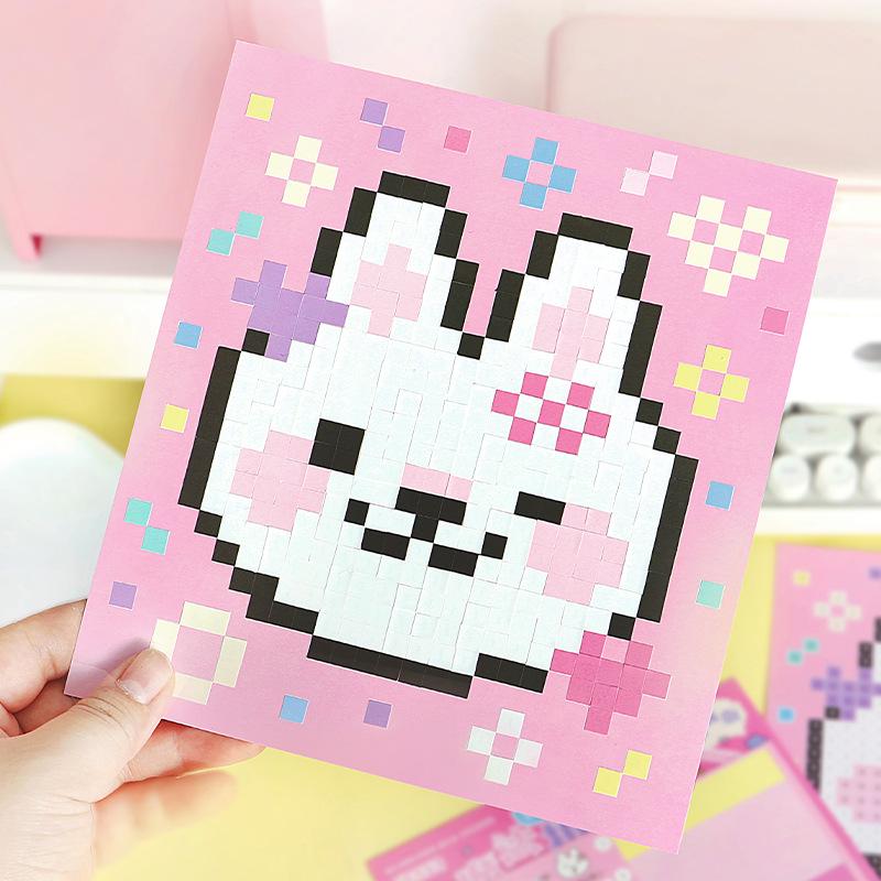 Xin's Lover Magic Beading Bubu Boom Island: Cute Animal Pixel Stickers Series