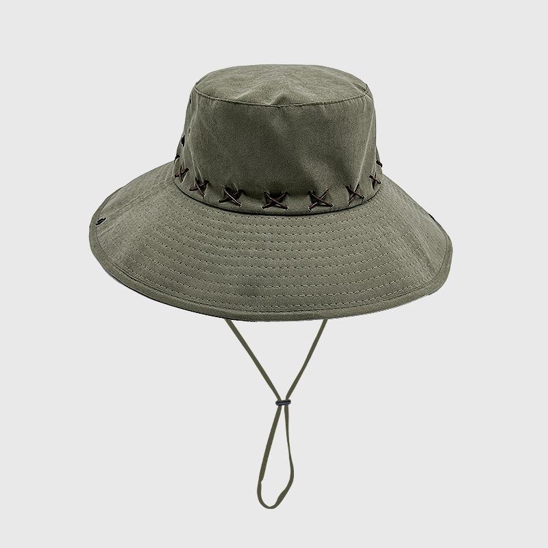 Amerikanischer Retro Western Cowboyhut Damen Hot Girl Fischerhut Sonnenschutzhut Sonnenhut Outdoor Bergsteigerhut