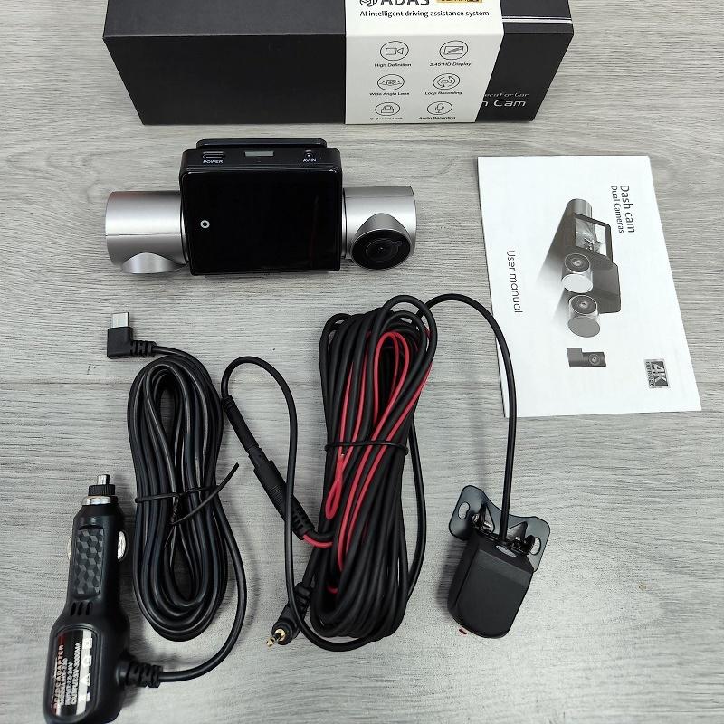 1/2/3 Channel WIFI GPS Car Dash Cam, with Dual 1080P Front AHD Rear Camera, Taxi Driving Video Recorder