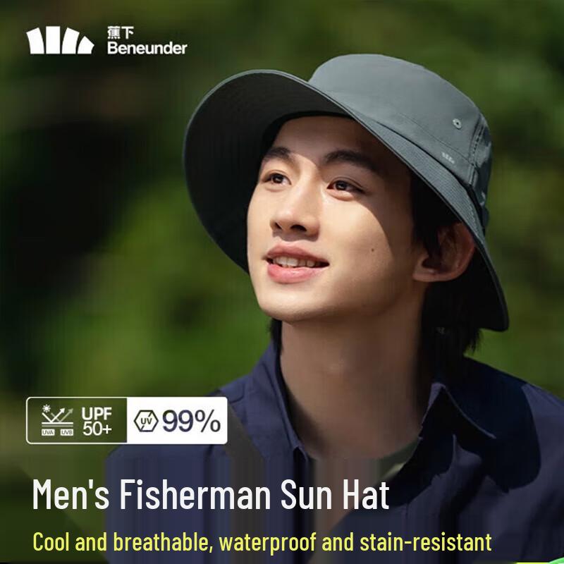Мужская водоотталкивающая рыбацкая шляпа с защитой от УФ-излучения F
