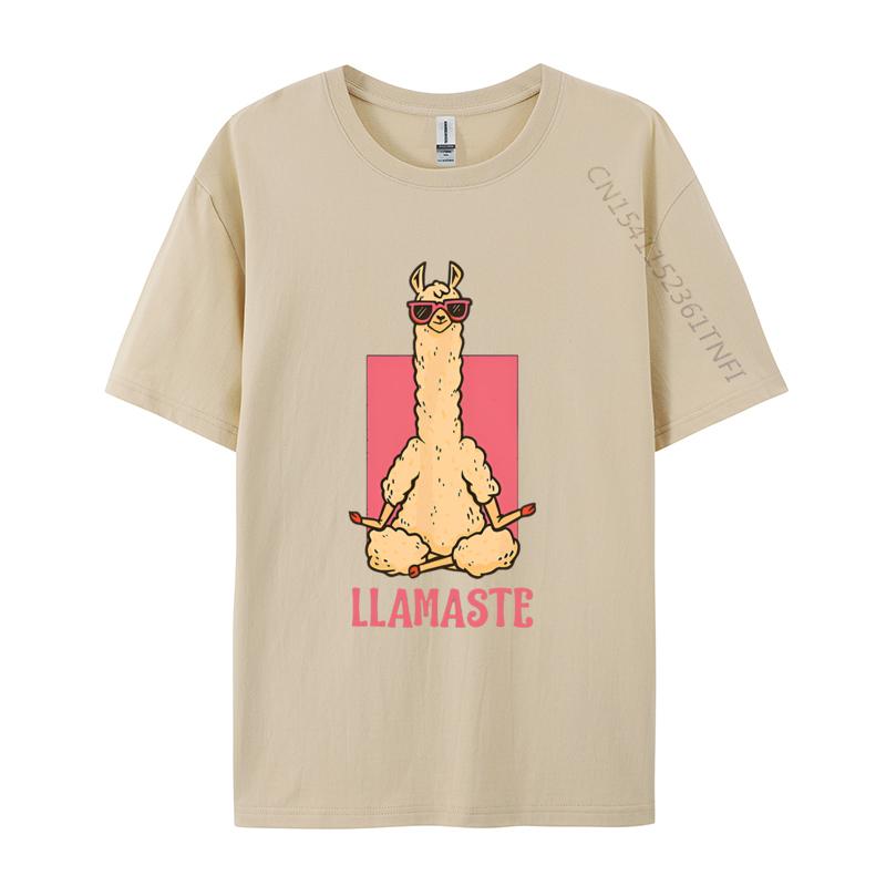 Llamaste Yoga Mom Chakra Tshirt Cool Fashion New Tshirts Cotton Streetwear Tshirt Funny Printed Tshirt