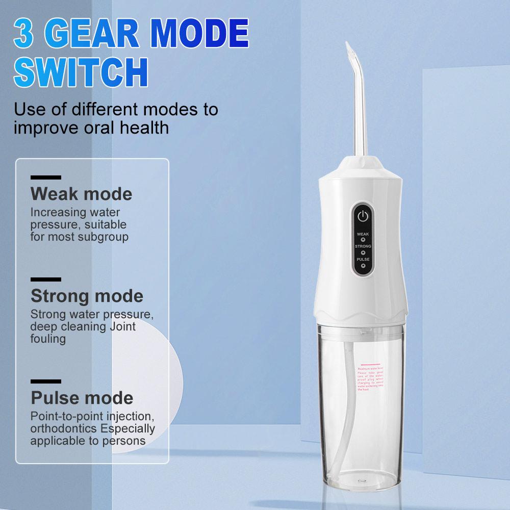 Pulse Technology Water Flosser USB Rechargeable Teeth Cleaner Oral Irrigator Oral Hygiene